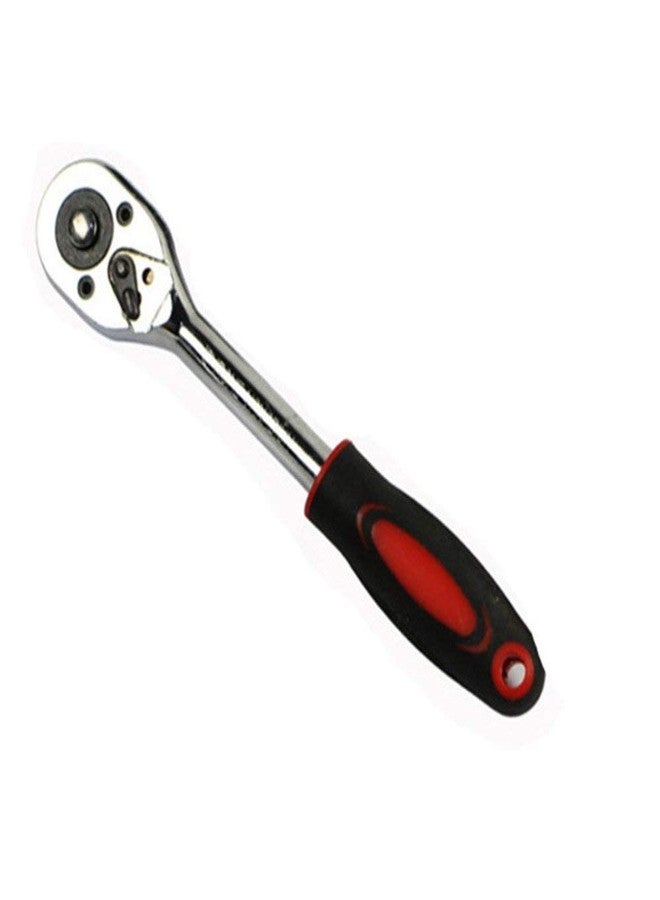 Inditrust Fixed Square 1/4 Inches Anti-slip Hand-grip Head Drive Ratchet Wrench Repair Tools - Image 1